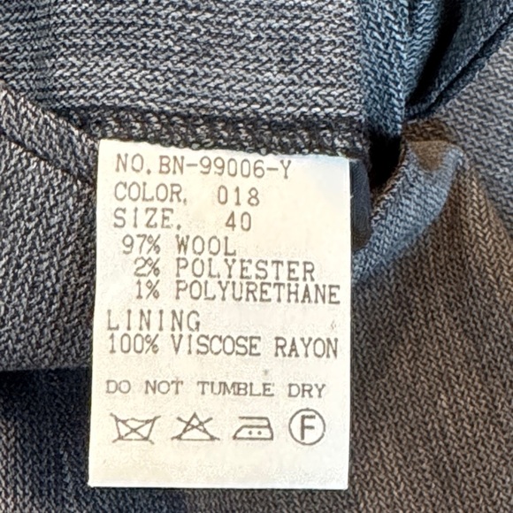 Barneys New York Gray Blazer wool blend - Picture 10 of 10